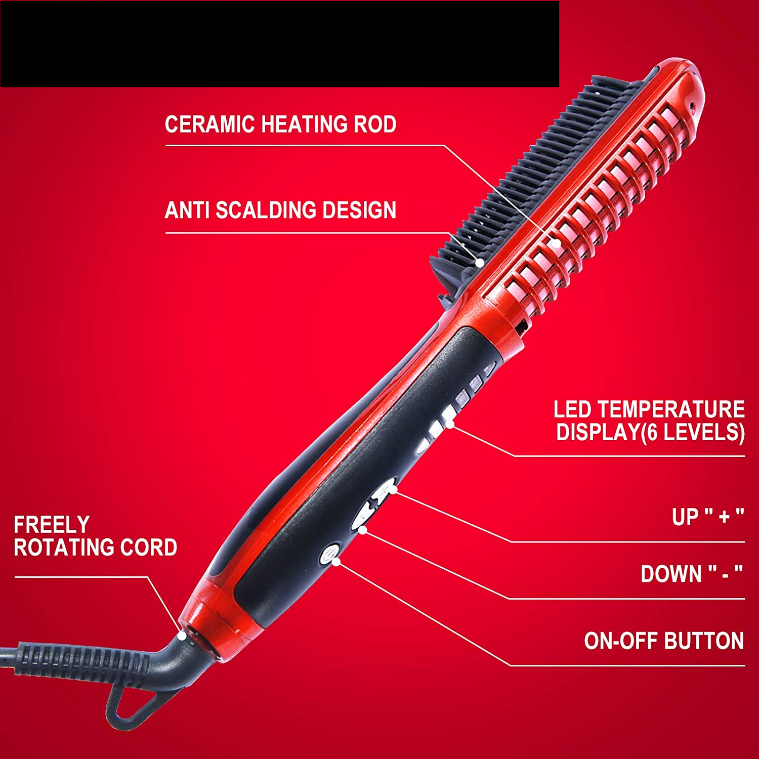 Hair straightener brush sales for short hair