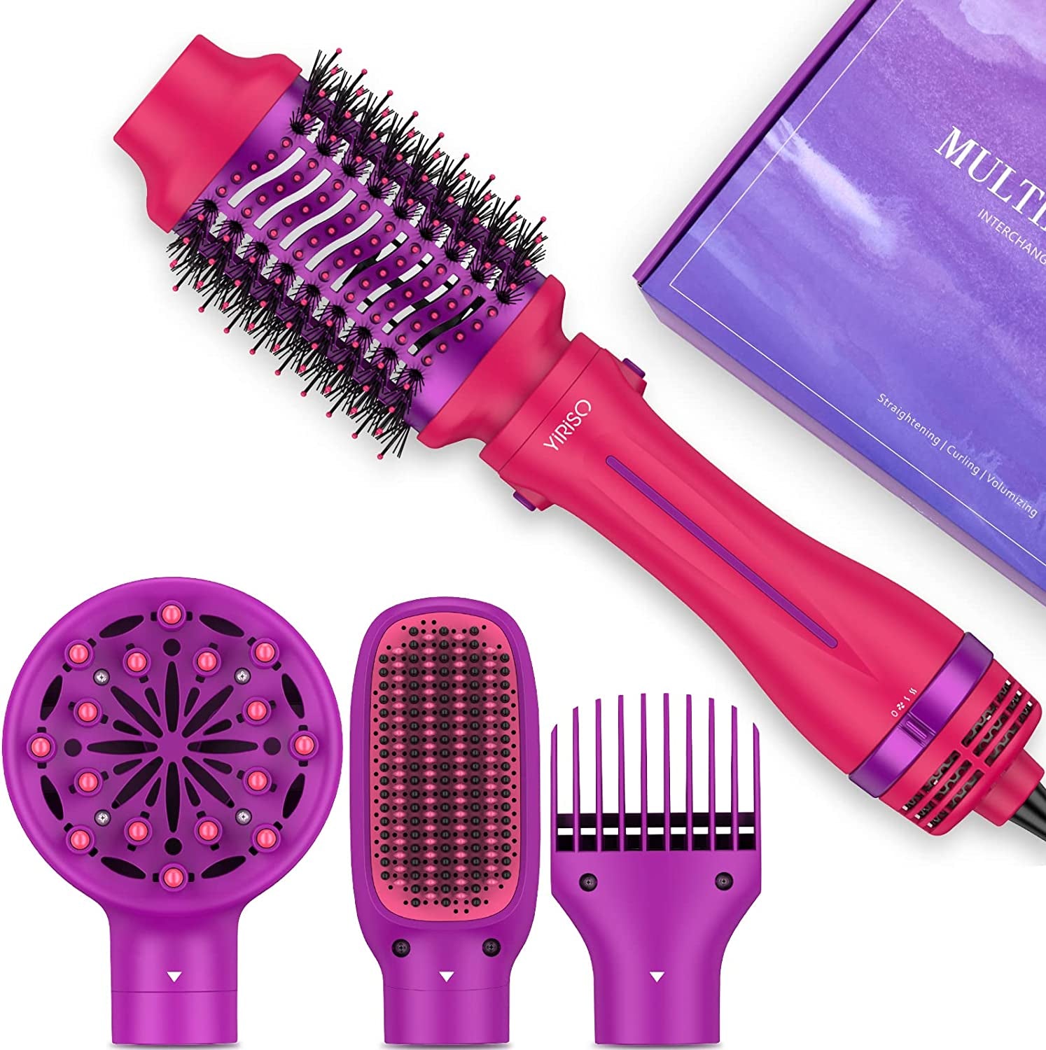 4-In-1: Blow Dryer Brush| Large Oval Brush| Cushioned
