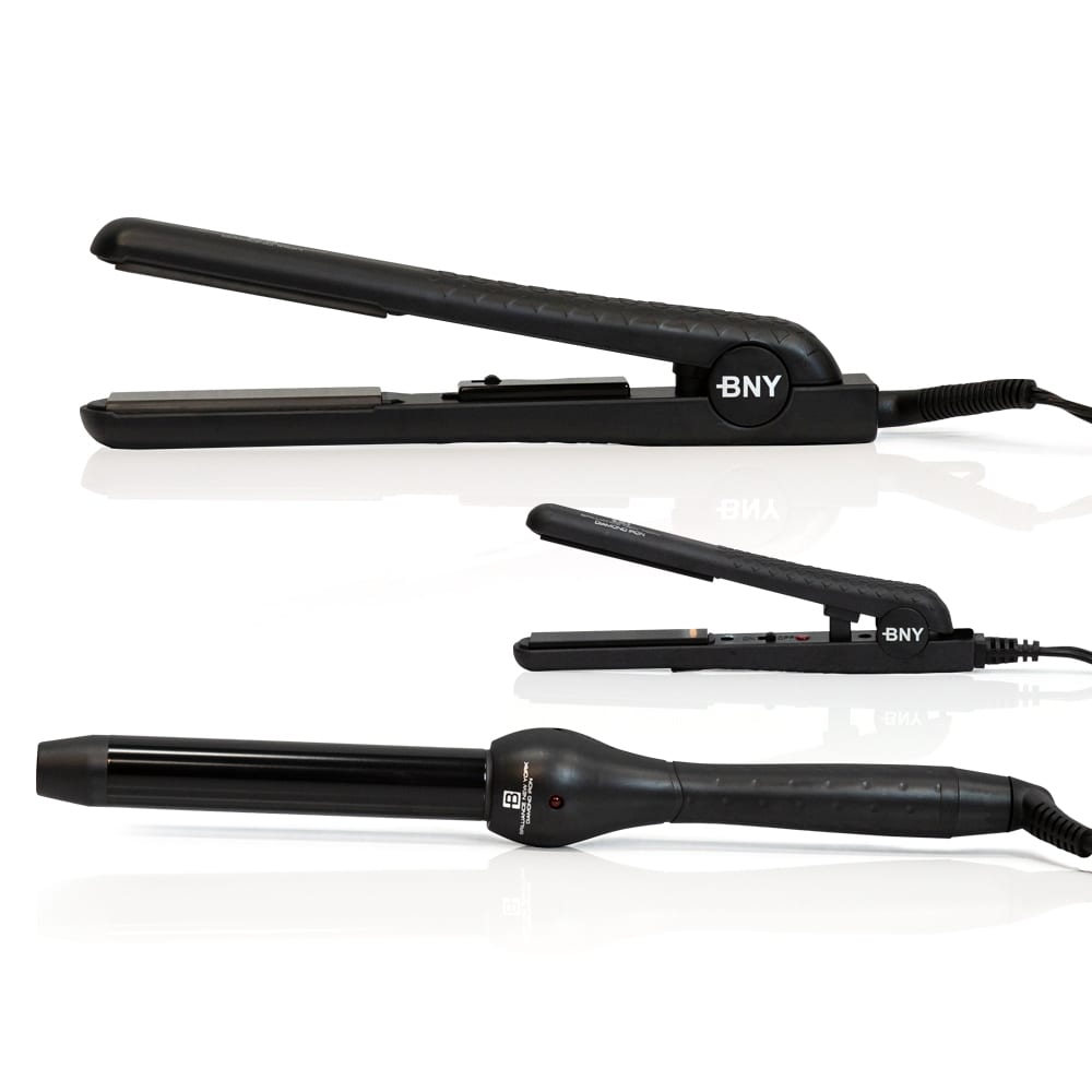 Trio Set | Flat Iron, Curling Iron, and Travel Flat Iron - Brilliance New York Online