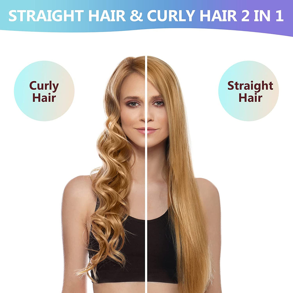 Hair Straightener Brush -2 in 1 - Brilliance New York Online