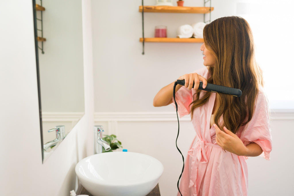 Is it ok to use flat iron during summer?