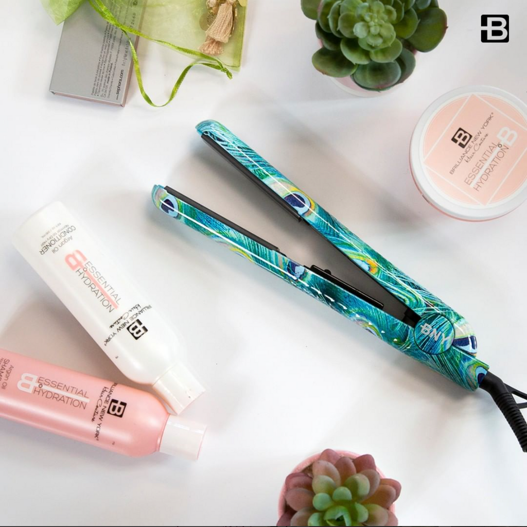 Salon Hair tools-Brilliance New York Online Hair care products, frizz free hair, titanium ceramic flat irons, hair straightener, frizz control products, Argan oil, Blow dryers, curling irons, hair growth prducts.