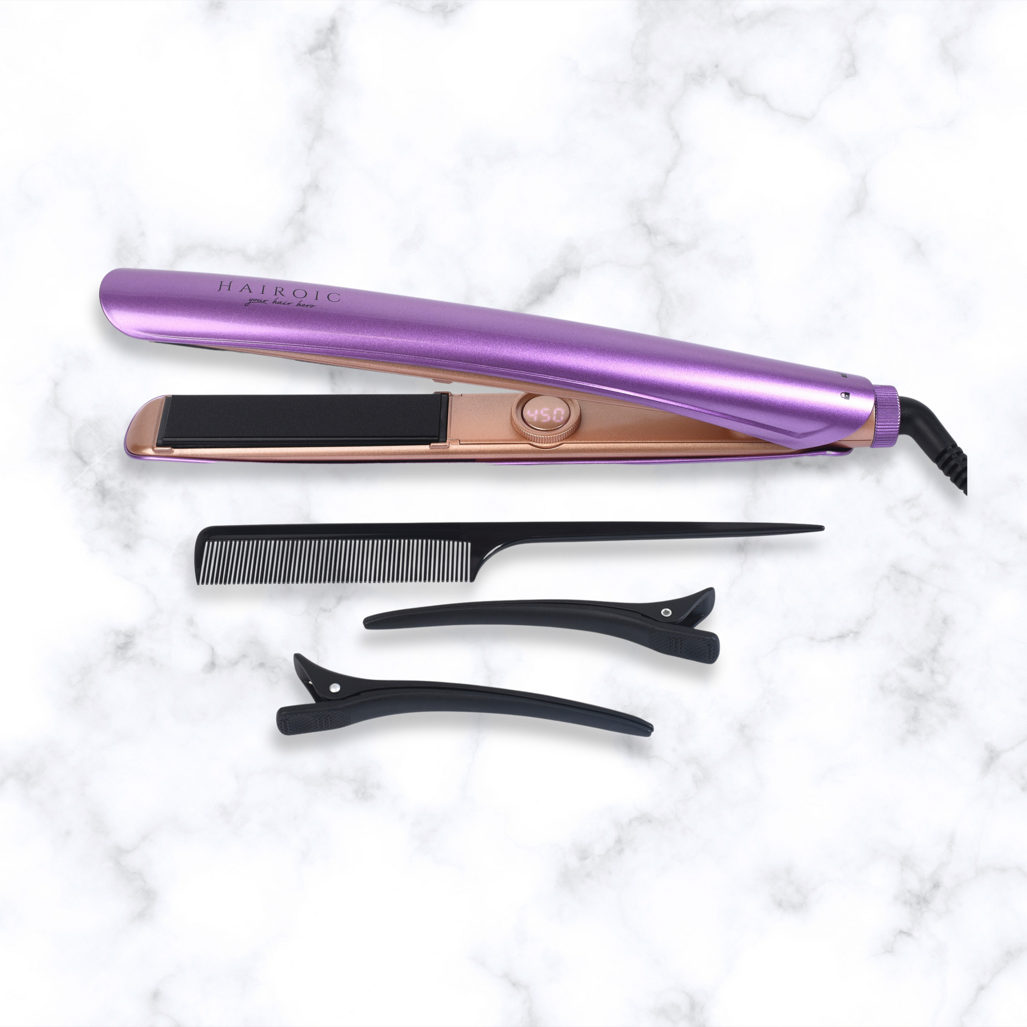 Hair Straightener and Curler Best 1 Inch Flat Iron to Ease Frizz