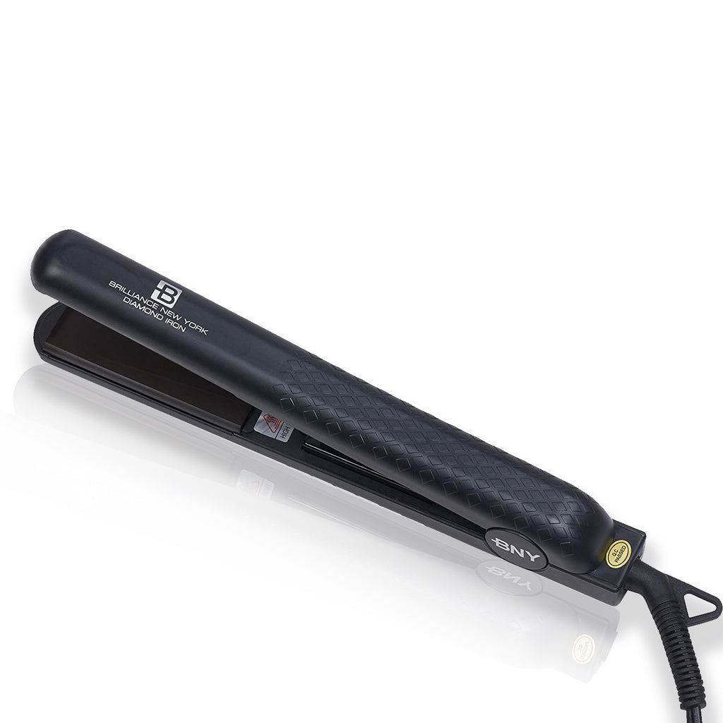 Duo Set | 1.25" Ceramic Flat Iron + Hair detangling Brush Set - Brilliance New York Online