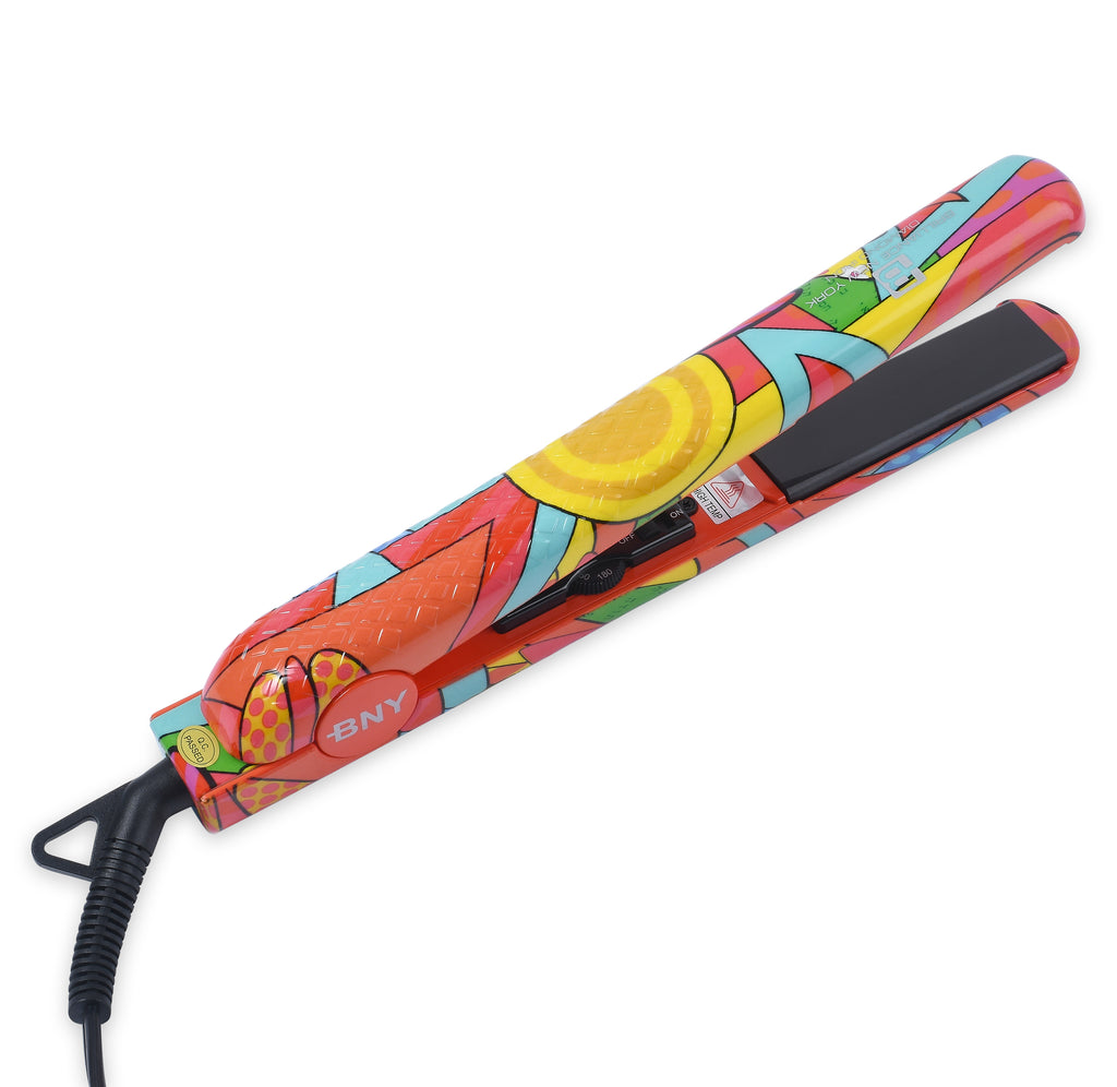 Ceramic flat iron|Hair Straightener Curler 2 in 1|450° 1.25 Inch - Brilliance New York Online