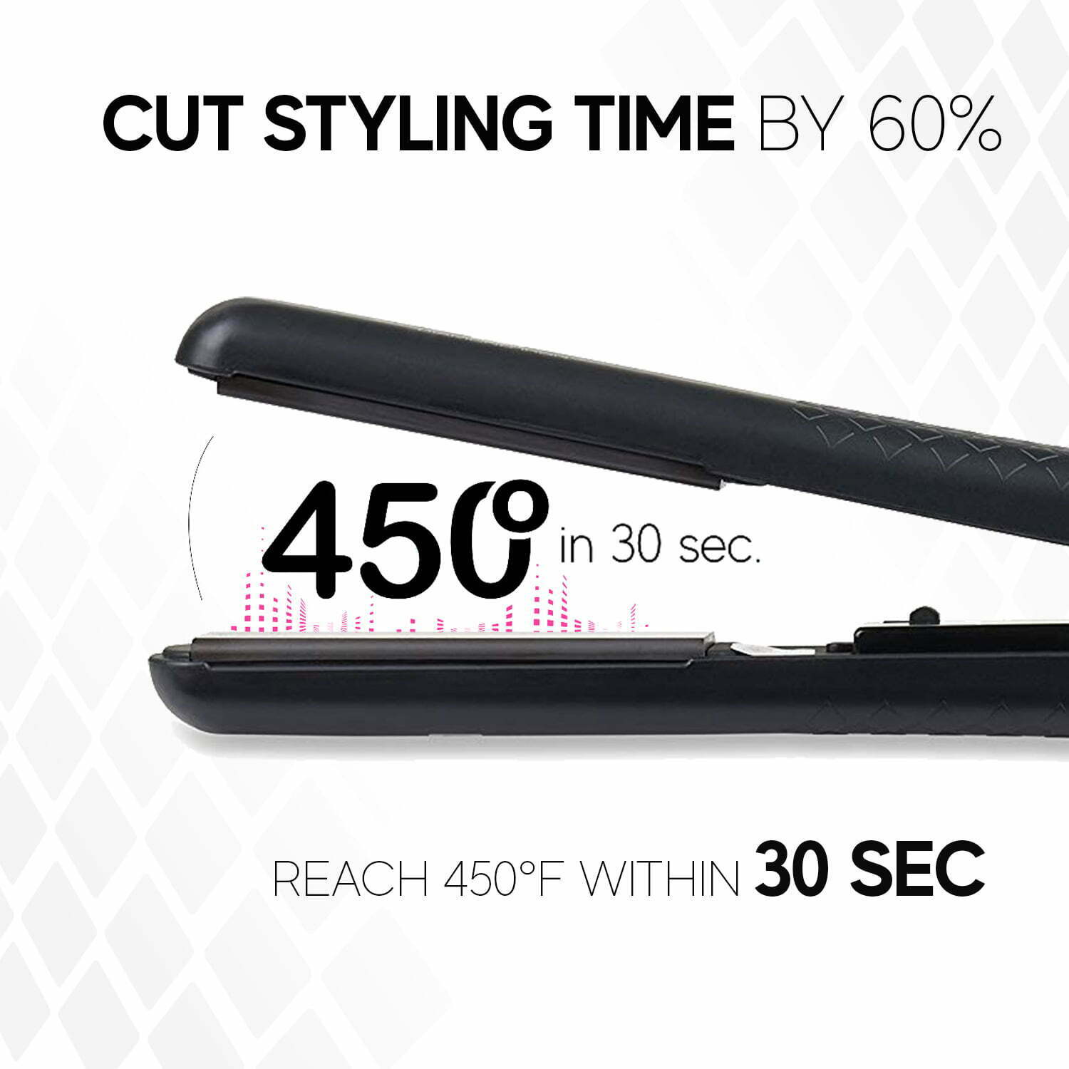 Duo Set | 1.25" Ceramic Flat Iron and 1" Curling Iron - Brilliance New York Online