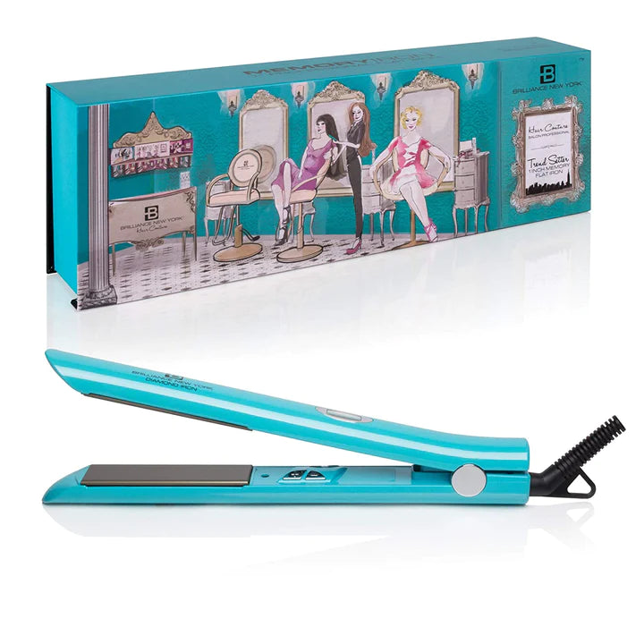 Advanced Pro 1" Diamond Titanium Flat Iron - Salon Model Brilliance NYC offers Salon Quality Titanium or Ceramic flat irons, Curling Irons, Blow Dryers,Hair Brushes & Hair Care For Your Hair Type. Free 2 day Shipping..