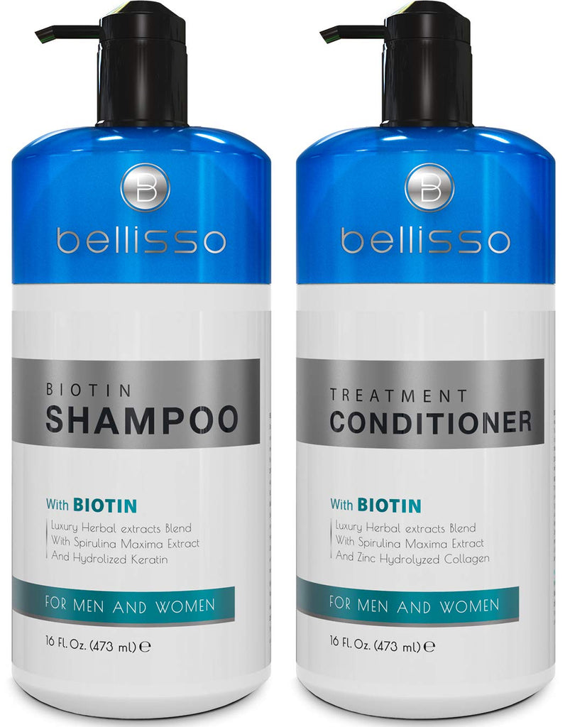 Biotin Shampoo and Conditioner Set for Hair Growth - Brilliance New York Online