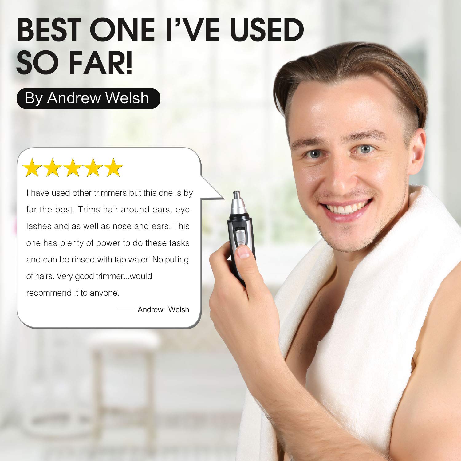 Ear and Nose Hair Trimmer Clipper - Brilliance New York Online