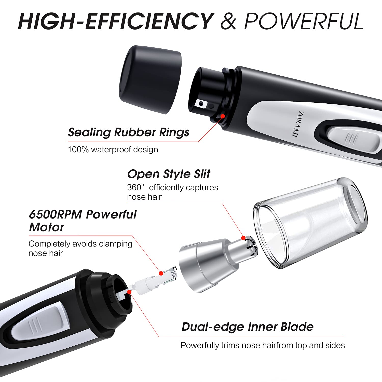 Ear and Nose Hair Trimmer Clipper - Brilliance New York Online
