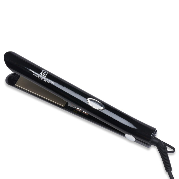 Brilliance New York Hair Straightener - Black Amazon.com : Brilliance New York - 1 Inch Diamond Titanium  main image 2