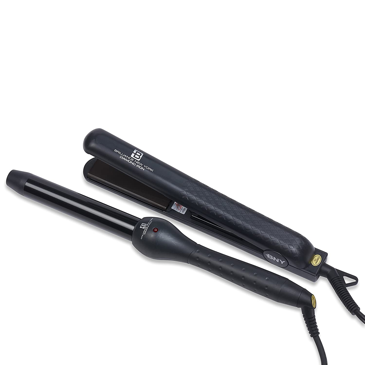 Duo Set | 1.25" Ceramic Flat Iron and 1" Curling Iron - Brilliance New York Online