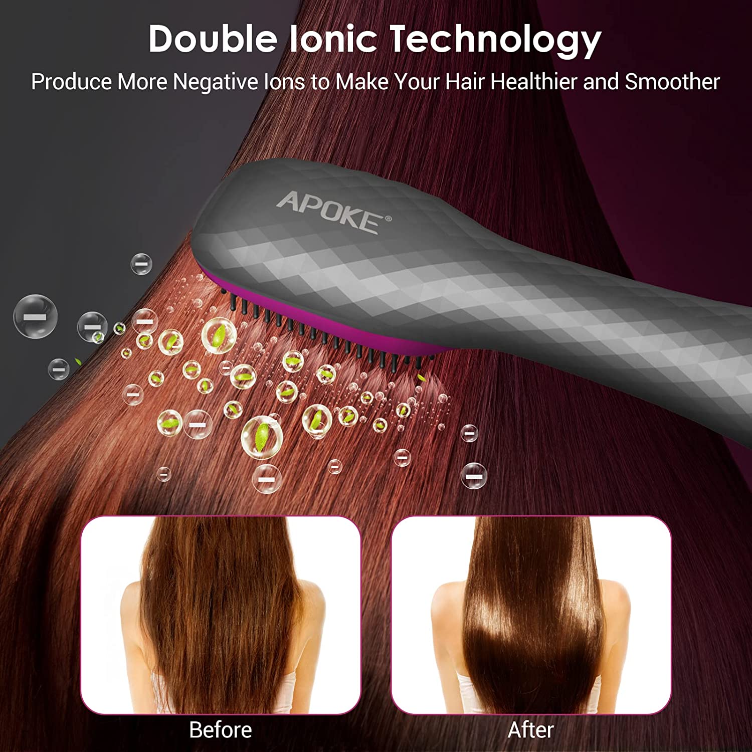 Blow dryer store straightener brush