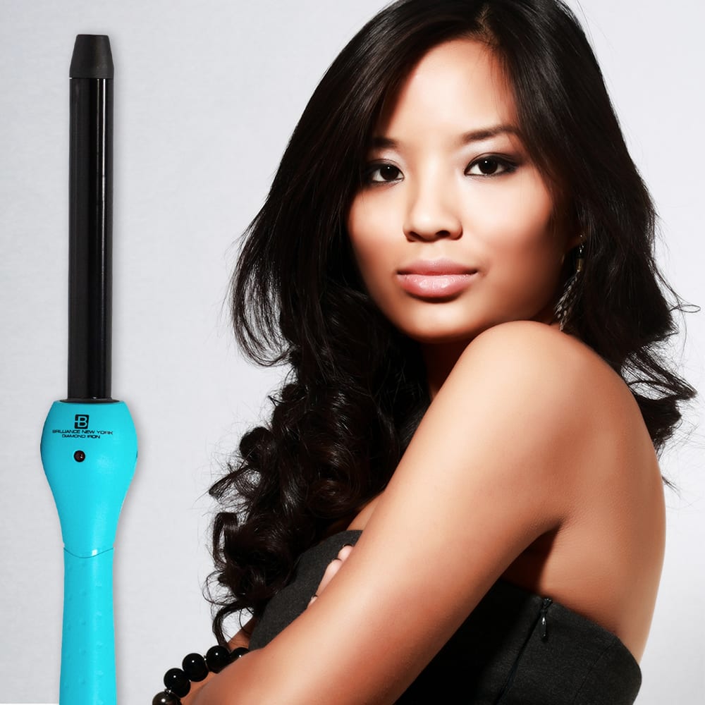 Curling Iron Clipless Curling Rod 3/4”- 19mm Ceramic Ionic, All Curl Sizes - Brilliance New York Online