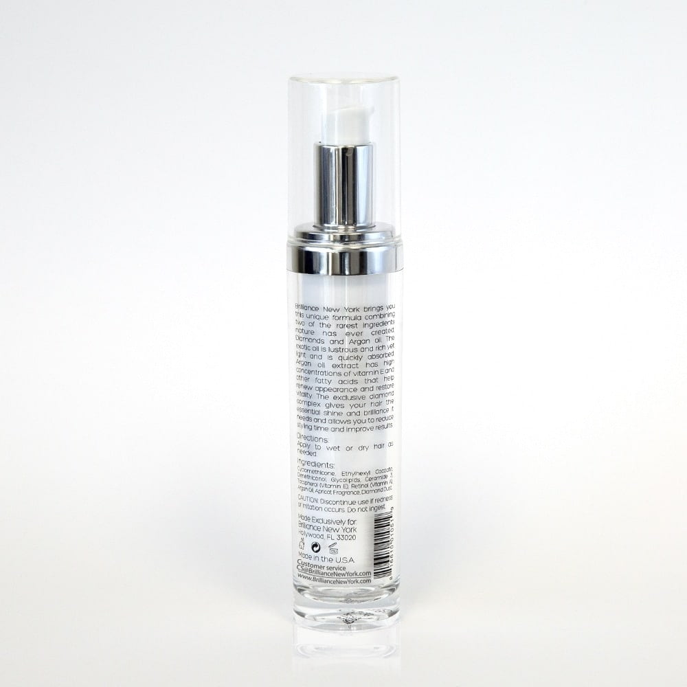 Diamond Drops Argan Oil Hair Serum and Heat protector Frizz Control Strengthening Serum - Brilliance New York Online