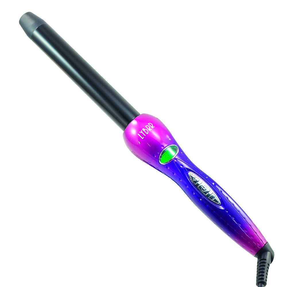 1" Ceramic Curling Iron, Digital Pro Clipless Curling Iron with Temperature Control, Ionic Tourmaline