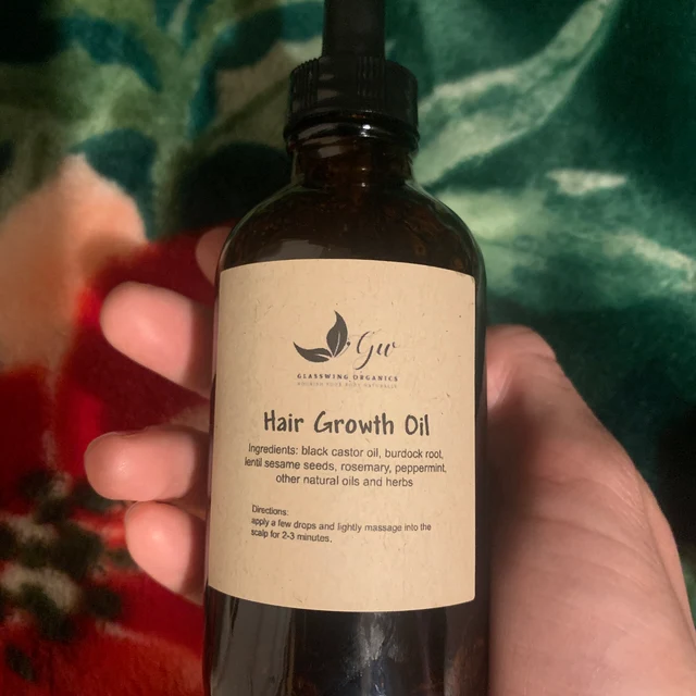 Hair Growth Oil- Natural Solution for hair growth and thinning hair, regrowth strengthning serum with 100% natural oils and herbs - Brilliance New York Online