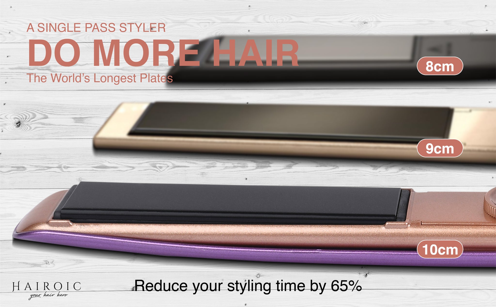 Vera Prime 3-in-1 Hair Straightener 1-inch Diamond Ceramic Plates Flat Iron,  (White Marble) - Brilliance New York Online
