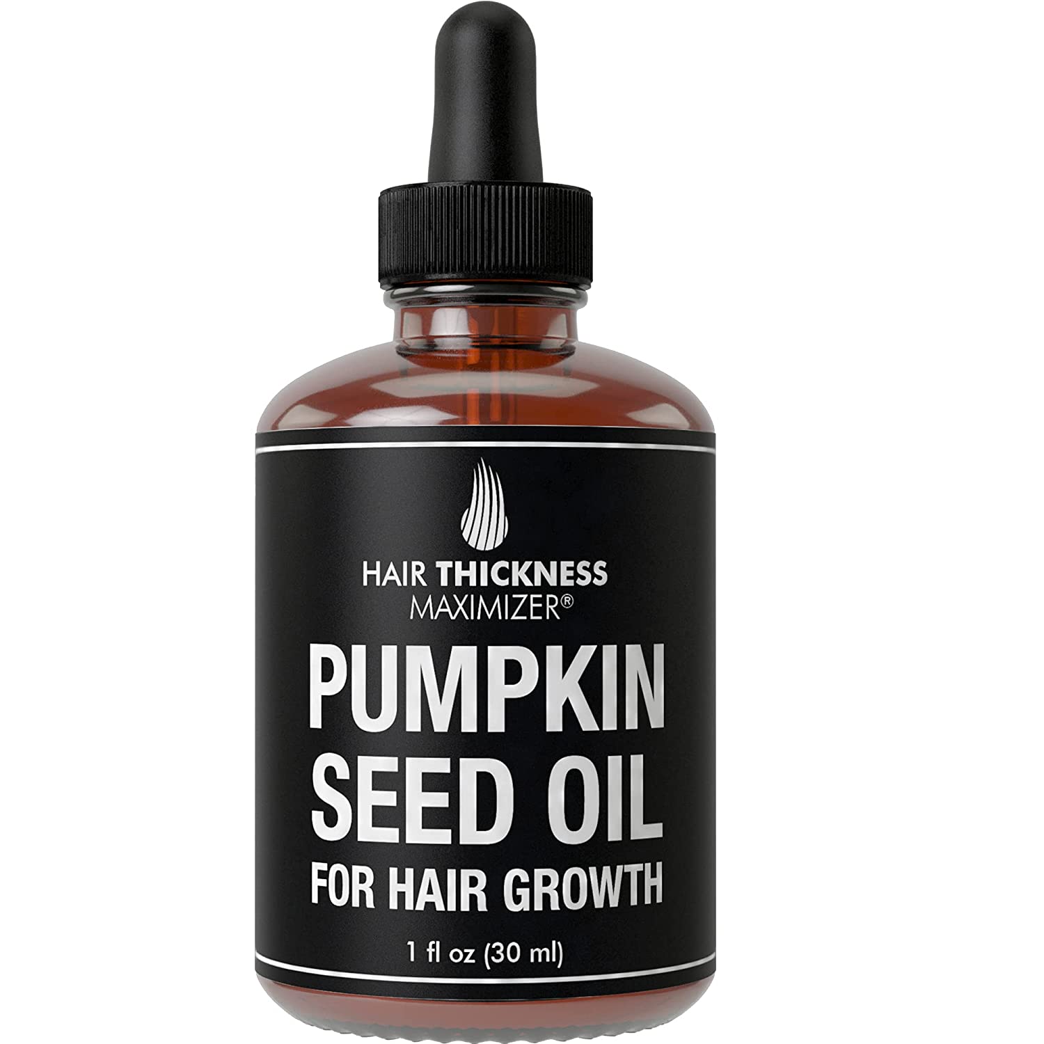 Organic Pumpkin Seed Oil For Hair Growth,Salon- Hair Thickness Maximizer. Pure, Cold Pressed, Vegan Pumpkin Seeds Extract to Stop Hair Loss For Men & Women. Hair Treatment Serum. Replenish Ha