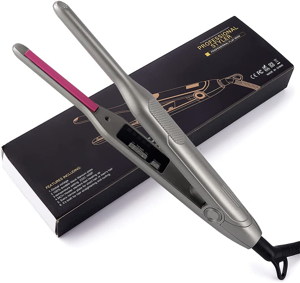 NEW! Pencil Flat iron Titanium Pro Salon Quality Hair Straightener For All Hair Lengths