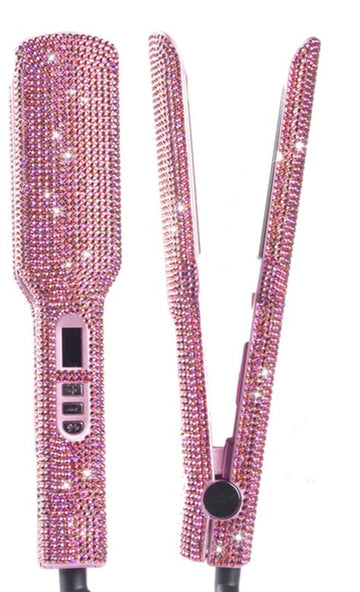 Rhinestone Flat Iron Titanium Hair Straightener Professional  display picture 3